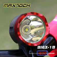 Maxtoch BI6X-1B 1000 lúmenes XML T6 4 * 18650 Pack CREE Aluminium Bicycle Light Led